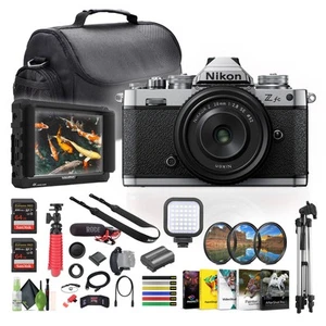 Nikon Z fc Mirrorless Digital Camera New + Z 28mm + 7" HD Monitor + RODE - Picture 1 of 7