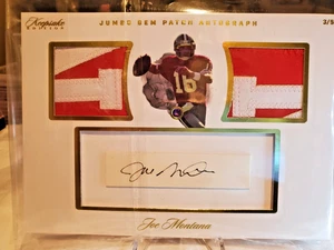 2022 Keepsake Edition JUMBO GEM PATCH Autogramme JOE MONTANA /5 - Bild 1 von 17