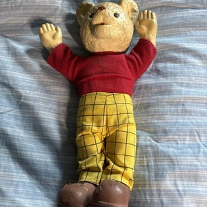 Rupert Bär Spielzeug Puppe extrem alt Vintage Material - Bild 1 von 4