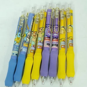 Pokemon Gel Pens Meowth Gengar Psyduck Squirtle Lot Of 8 Gel Pens NEW - Picture 1 of 5