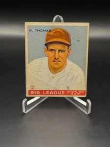 1933 Goudey Al Thomas #169 Good Washington Senators Free Ship - Picture 1 of 2