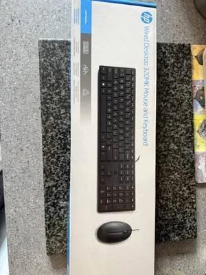 HP Wired Desktop 320MK Mouse And Keyboard - USB Connections - Image 1 of 4