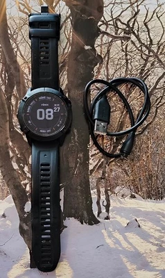 Garmin Fenix 6X Pro Orologio da Corsa GPS 51mm Cassa con Cinturino in Silicone -... - Immagine 1 di 4