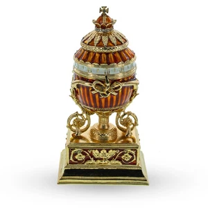 1899 Bouquet of Lilies Clock Royal Imperial Easter Egg - Picture 1 of 5