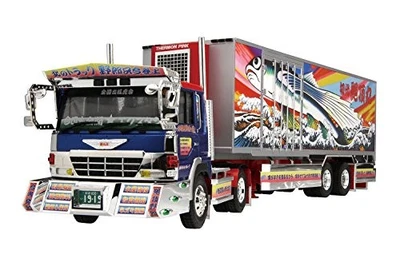 Aoshiima 1/32 Value Decotora Series No.19 Zenchomaru Frozen Trailer Model Kit - Image 1 of 4