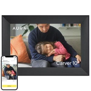 Carver HD WiFi Digital Picture Frame, 10.1”, Add Photos with App, Free Unlimi... - Picture 1 of 8