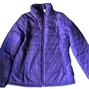 EUC Reebok Sz M Quilted Zipper pockets full zip puffer jacket - Picture 1 of 7