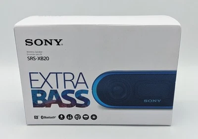 SONY XB20 PORTABLE WIRELESS SPEAKER WITH BLUETOOTH, SRS-XB20 - BLUE - Image 1 of 3