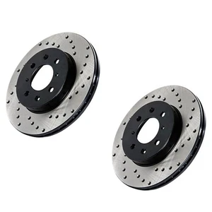 SET-CE12835109-2 Centric Brake Discs 2-Wheel Set Front RWD  for MB Mercedes C250 - Foto 1 di 3