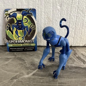 Ben 10 SpiderMonkey Alien Force Scimparagno Action Figure Bandai con Card - Foto 1 di 2