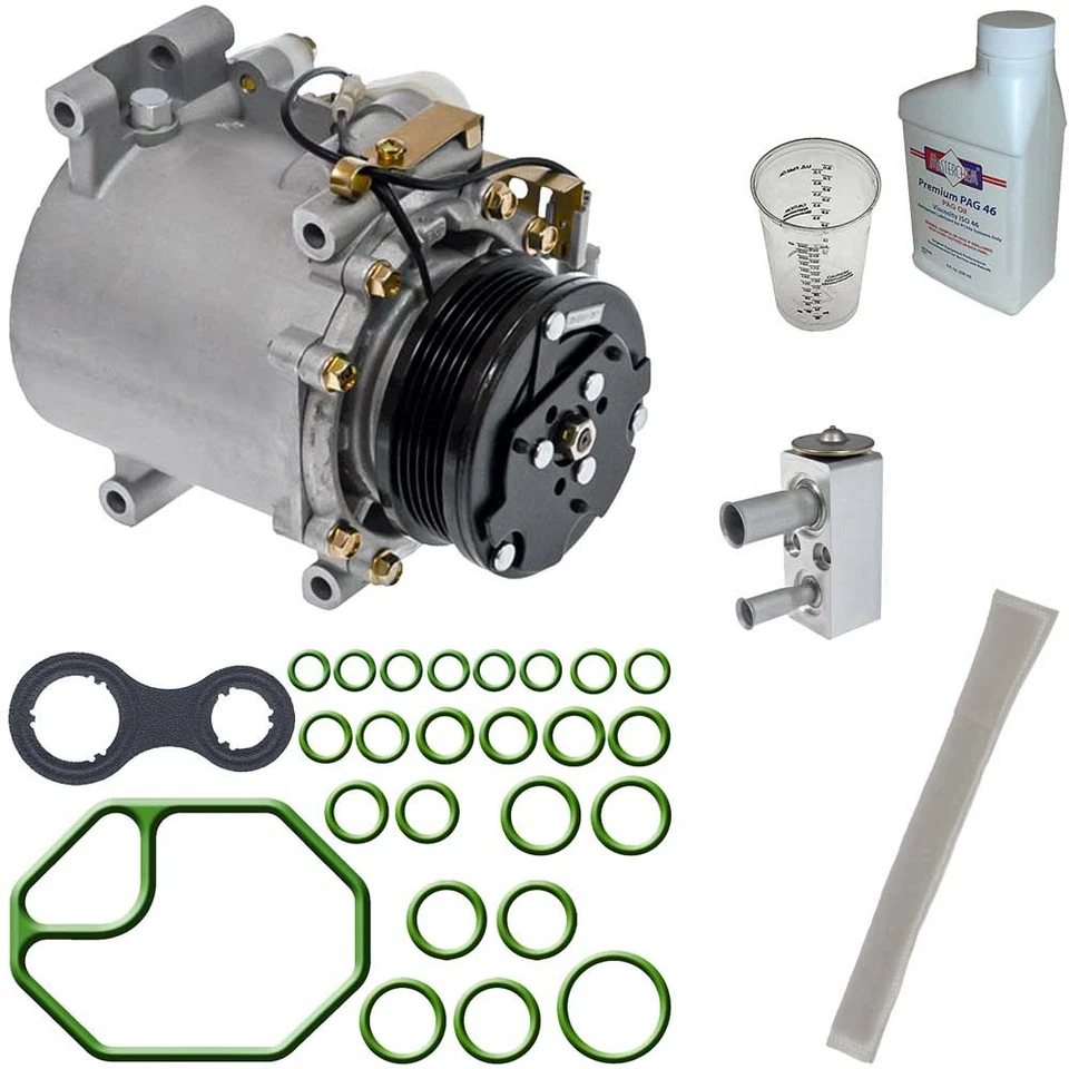 Compresor de aire acondicionado Omega con kit de reparación de aire acondicionado para Chrysler Sebring 2001-2003 Foto 1 de 1