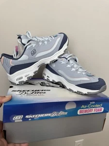 Skechers D'Lites Damen-Lauf- & Trainingsschuhe blau Memory Foam Air Cooled 10 - Bild 1 von 7
