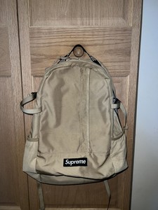 supreme backpack tan