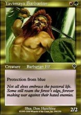 4 x MTG : Invasion : Yavimaya Barbarian - PLAYSET - M/NM