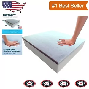 Medium Firm Gel Memory Foam Chair Cushion - Perfect for Dining & Recovery Use - Picture 1 of 4