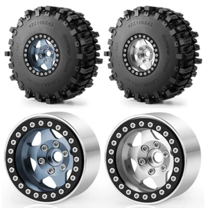 4pz Cerchi in Lega di Alluminio 1,9" Beadlock per 1/10° RC Crawler Auto Assiale - Foto 1 di 29