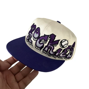 Full Graffiti Colorado Rockies Custom Snapback Hat Cap Two Tone Cream Dome - Picture 1 of 12