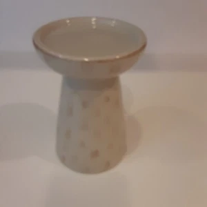 Keramik Sockel Kerzenhalter 6" vielseitiges Dekor - Bild 1 von 4