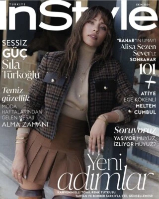 instyle Turkey October 2024 Sıla Türkoğlu Alisa Sezen Sever Meltem Cumbul - Image 1 of 4