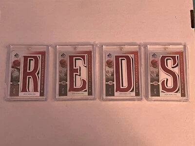 Josh Hamilton 2007 UD SP Auténtico Por La Carta Automático/50 Parche Cincinnati ROJOS Foto 1 de 4