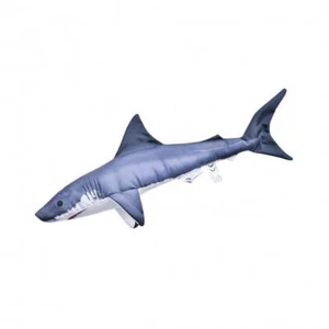 Gaby Soft Mini Gran Tiburón Blanco 53cm de largo Almohada de pescado Cojín Regalo marino J110 - Imagen 1 de 1