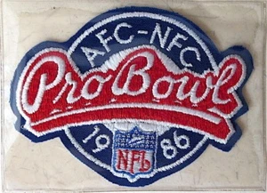 Parche Pro Bowl 1986 Hawaii ~ Willabee & Ward fútbol americano oficial de la NFL ~ solo parche - Imagen 1 de 1
