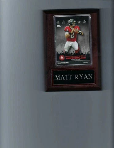 MATT RYAN PLAQUE ATLANTA FALCONS FOOTBALL NFL   C3 Cover