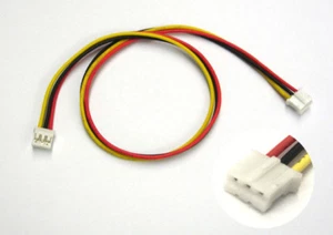 JST-PH 2,0 mm 3 pines conector hembra cable de extensión de extremo a extremo 300 mm pieza RC x 5 - Imagen 1 de 3