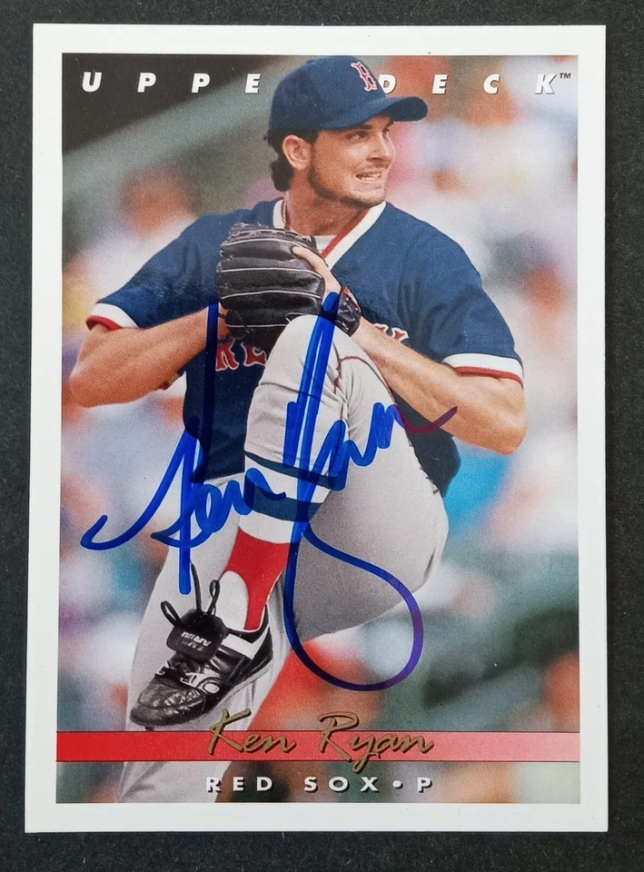 1993 Upper Deck SIGNED: Ken Ryan, RED SOX  #772 - Image 1 of 1