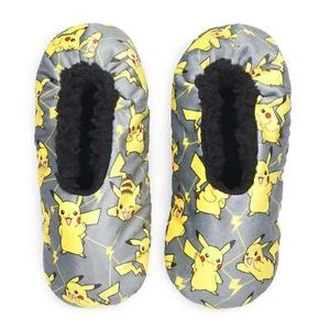 NWT Pokemon Slippers Pajama Shoes Boys Girls S M L 8 9 10 11 12 13 1 2 3 Pikachu - Picture 1 of 2