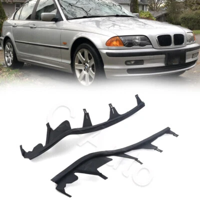 1 par de juntas de junta de tira de cubierta superior de faros para BMW E46 4 puertas 1998-2001 Foto 1 de 4