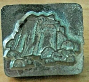 Leather CRAFTOOL CO. USA Stamp Or Punch Desert Mountain #8321 For DIY Crafts   - Picture 1 of 8