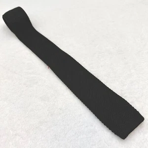 Corbata rectangular texturizada negra regular súper delgada Alfani - Imagen 1 de 6