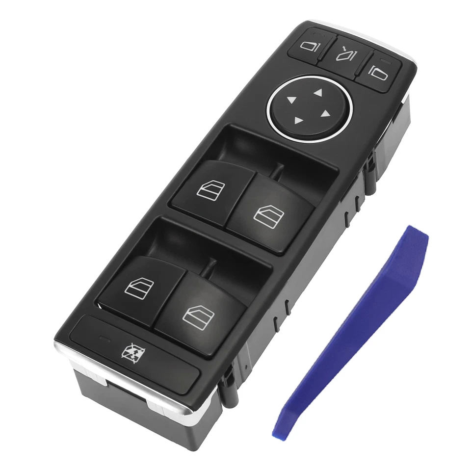 Driver Window Switch Control for 2010 2011 Mercedes Benz E500 E63 AMG Orange LED Foto 1 de 4