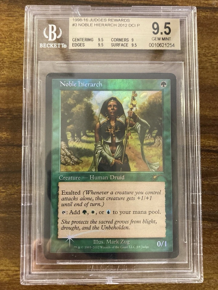 MTG✨NOBLE HIERACH Judges Reward FOIL✨BGS 9.5 GEM MINT RARE Creature 2012 POP 3 ! - Image 1 of 4