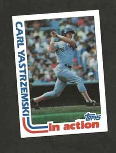 Tarjeta de béisbol 1982 Topps # 651 Carl Yastrzemski Boston Red Sox como nueva - Imagen 1 de 2
