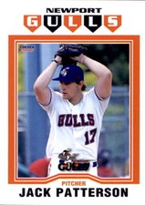 2017 Newport Gulls Choice #25 Jack Patterson Suffield Connecticut Baseball Card