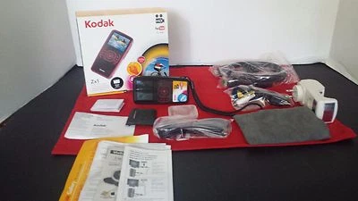 New in Box - Kodak Zx1  Pocket Camcorder  - Black - 04177455019 - Image 1 of 4