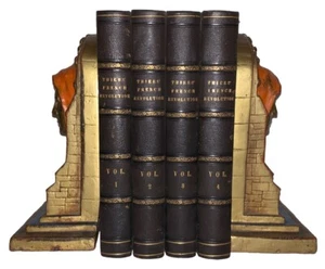1842, 4 Vol Set, HISTORY OF THE FRENCH REVOLUTION, by M A THIERS, ILLUSTRATED - Picture 1 of 13
