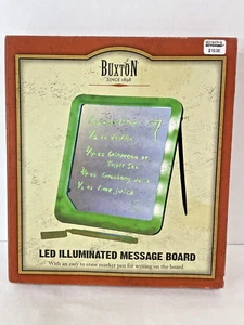 NEW Buxton LED Illuminated Message Board Eraser Marker Pen - Picture 1 of 22
