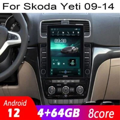 12.1" Touchscreen Radio Android Gps Navigation Carplay For Skoda Yeti 2009~2014 - Image 1 of 4