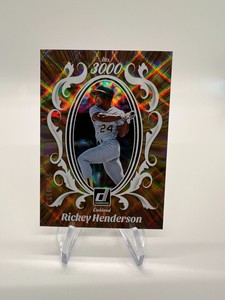 2023 Panini Donruss - Mr. 3000 #M3K-6 Rickey Henderson 113/999