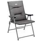 Folding Camping Chair Foam Padded High Back Fire Resistant Outdoor Garden Trail