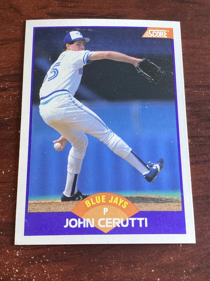 1989 Score #304 John Cerutti Blue Jays C1885* - Image 1 of 1