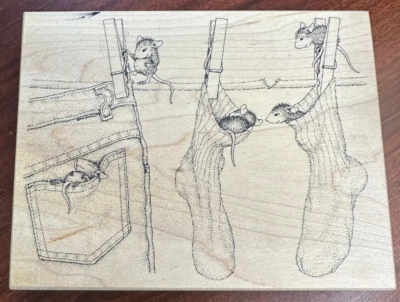 Stampa Rosa ~ Cuelga Allí ~ Casa Ratón ~ A2 Foto 1 de 2