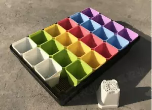 Succulents and Plant Seedling Propagation Kit - 24 pots and Tray - Picture 1 of 1