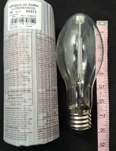 New GE 85371 LU150/55/H/ECO ED23.5 Clear High Pressure Sodium Bulb 150 Watts - Picture 1 of 3