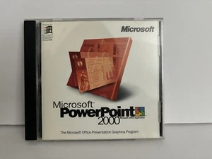 Microsoft Powerpoint 2000 Upgrade CD with Product Key - Near Mint Disc! - Picture 1 of 4