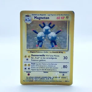 Pokemon TCG Karte - Magneton 9/102 Base Set Deutsch Holo Rare - Picture 1 of 7
