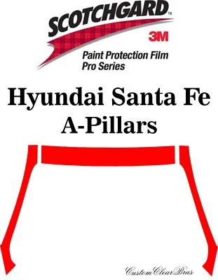 Película de protección de pintura 3M Scotchgard serie Pro para Hyundai Santa Fe 2019 2020 Foto 1 de 3
